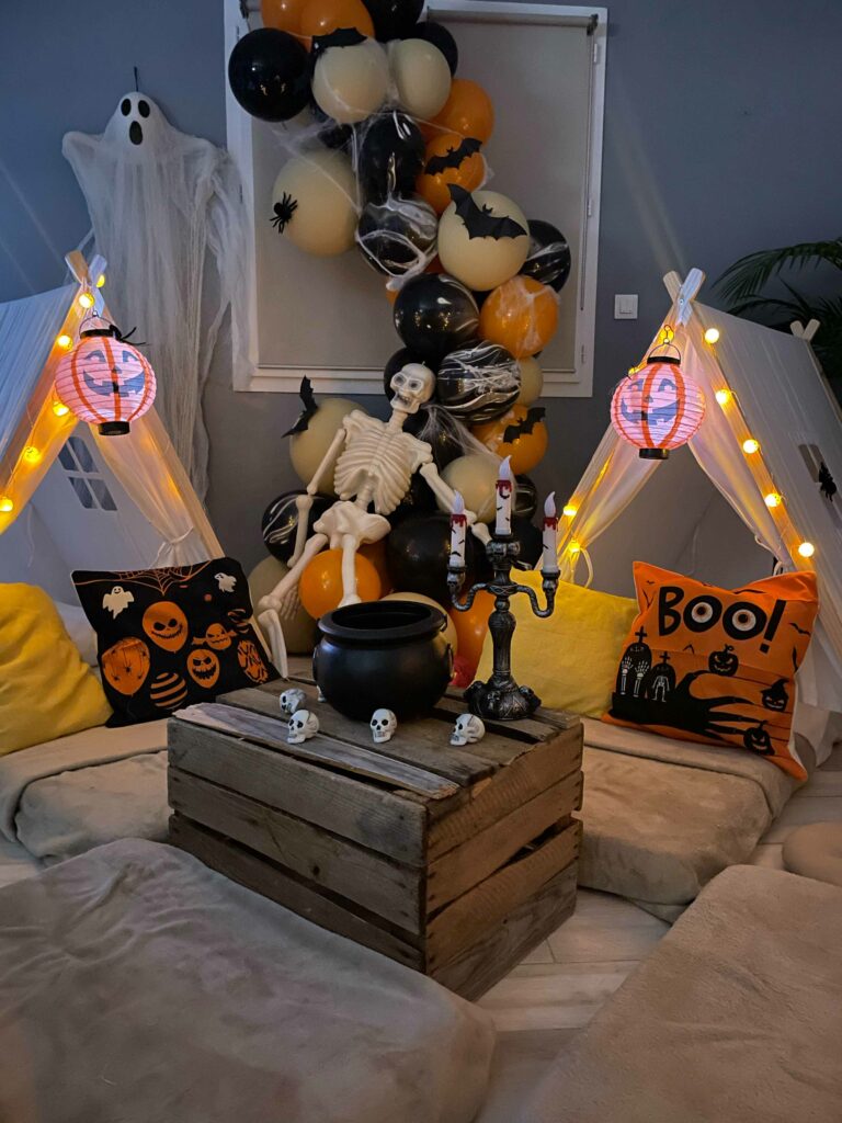 Pyjamas party théme Halloween